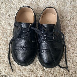 Classic Lace-Up Dress Shoes Oxford Shoes for Toddler Boy